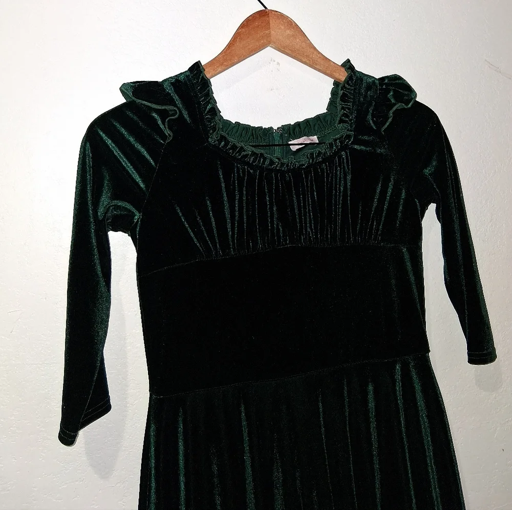 IVY CITY CO Cleopatra Emerald Velvet Dress - Picture 5 of 9